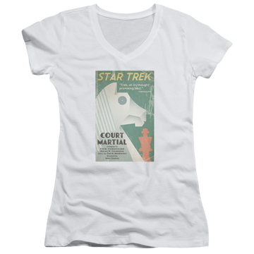 Star Trek The Original Series Tos Episode 20 - Juniors V-Neck T-Shirt Juniors V-Neck T-Shirt Star Trek   