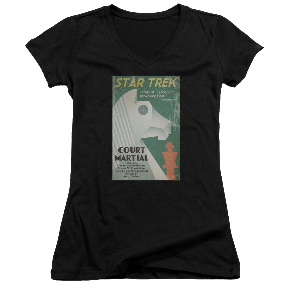 Star Trek Tos Episode 20 Juniors V-Neck T-Shirt Juniors V-Neck T-Shirt Star Trek   