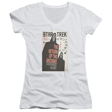 Star Trek The Original Series Tos Episode 21 - Juniors V-Neck T-Shirt Juniors V-Neck T-Shirt Star Trek   