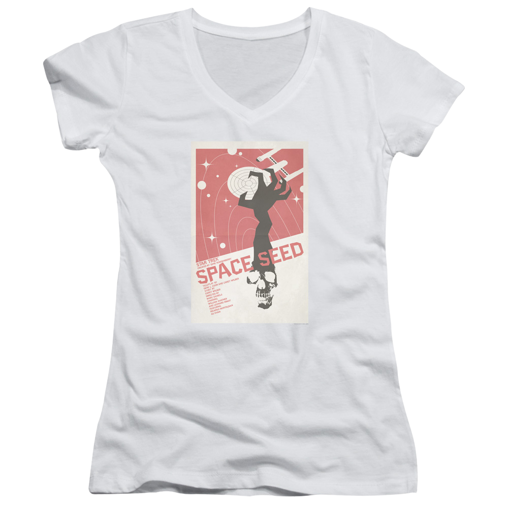 Star Trek The Original Series Tos Episode 22 - Juniors V-Neck T-Shirt Juniors V-Neck T-Shirt Star Trek   