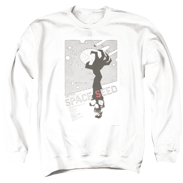 Black men's crewneck sweatshirt with Star Trek Tos Episode 22 graphic