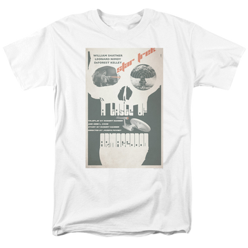 White men's regular fit t-shirt with Star Trek The Original Series Tos Episode 23 graphic