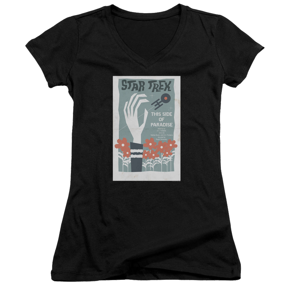 Star Trek The Original Series Tos Episode 24 - Juniors V-Neck T-Shirt Juniors V-Neck T-Shirt Star Trek   