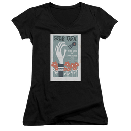 Star Trek The Original Series Tos Episode 24 - Juniors V-Neck T-Shirt Juniors V-Neck T-Shirt Star Trek   