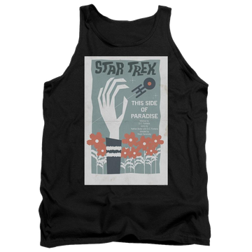 Black men's tank with Star Trek Tos Episode 24 graphic