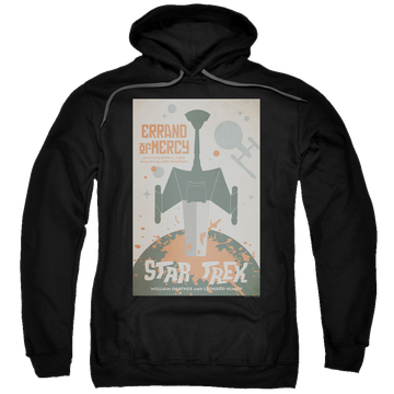 Black pullover hoodie with Star Trek The Original Series Tos Episode 26 graphic