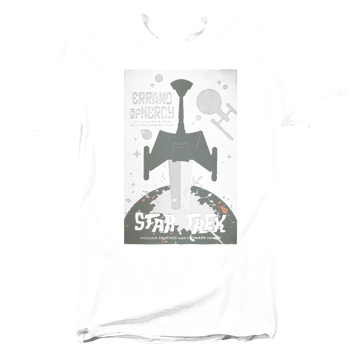 Black men's regular fit t-shirt with Star Trek Tos Episode 26 graphic