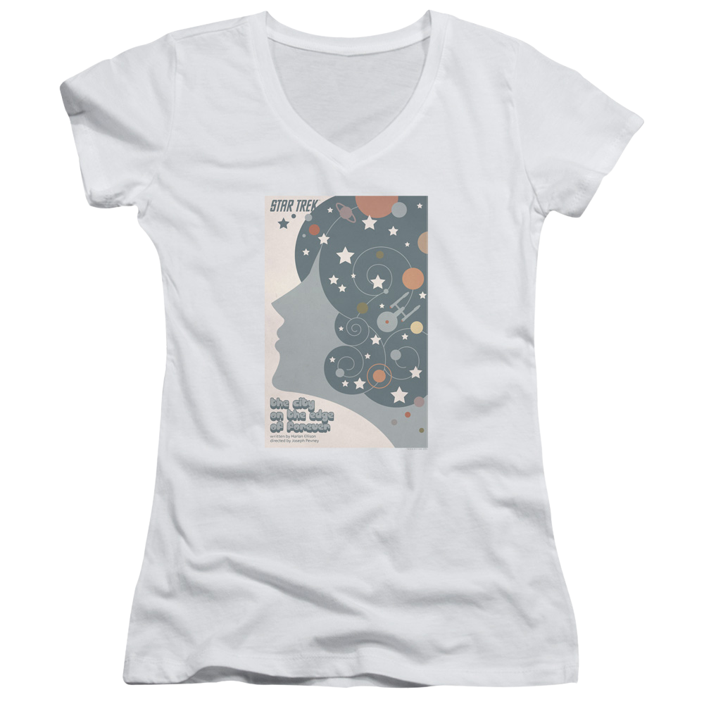 Star Trek The Original Series Tos Episode 28 - Juniors V-Neck T-Shirt Juniors V-Neck T-Shirt Star Trek   