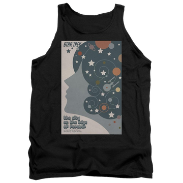 Black men's tank with Star Trek Tos Episode 28 graphic