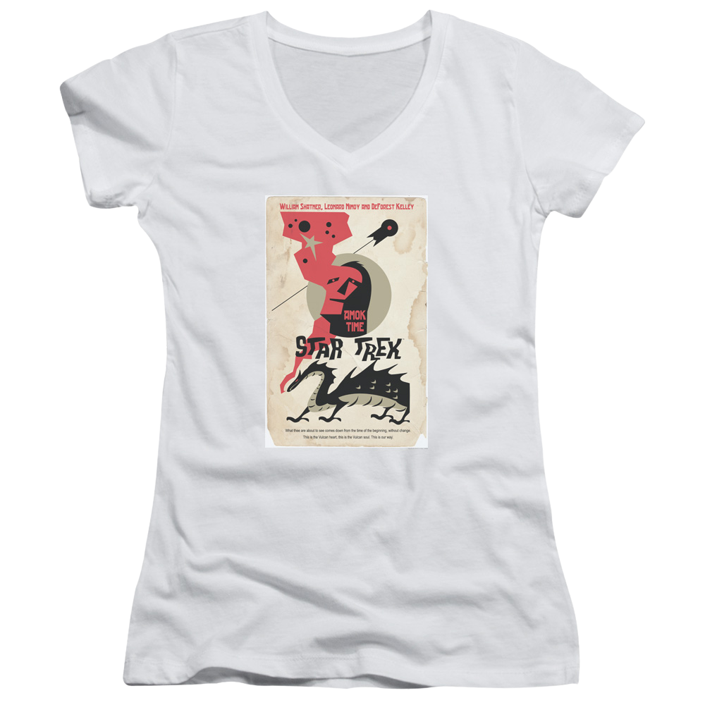 Star Trek The Original Series Tos Episode 30 - Juniors V-Neck T-Shirt Juniors V-Neck T-Shirt Star Trek   