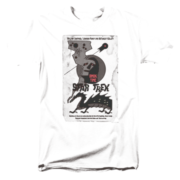 Black men's regular fit t-shirt with Star Trek Tos Episode 30 graphic