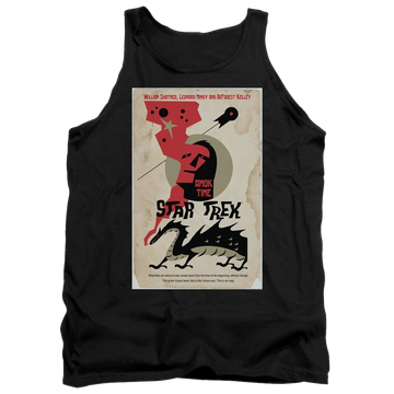 Black men's tank with Star Trek Tos Episode 30 graphic