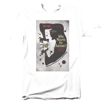Black men's regular fit t-shirt with Star Trek Tos Episode 31 graphic