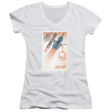 Star Trek The Original Series Tos Episode 32 - Juniors V-Neck T-Shirt Juniors V-Neck T-Shirt Star Trek   