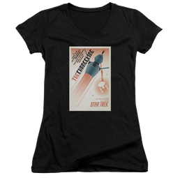 Star Trek Tos Episode 32 Juniors V-Neck T-Shirt Juniors V-Neck T-Shirt Star Trek   