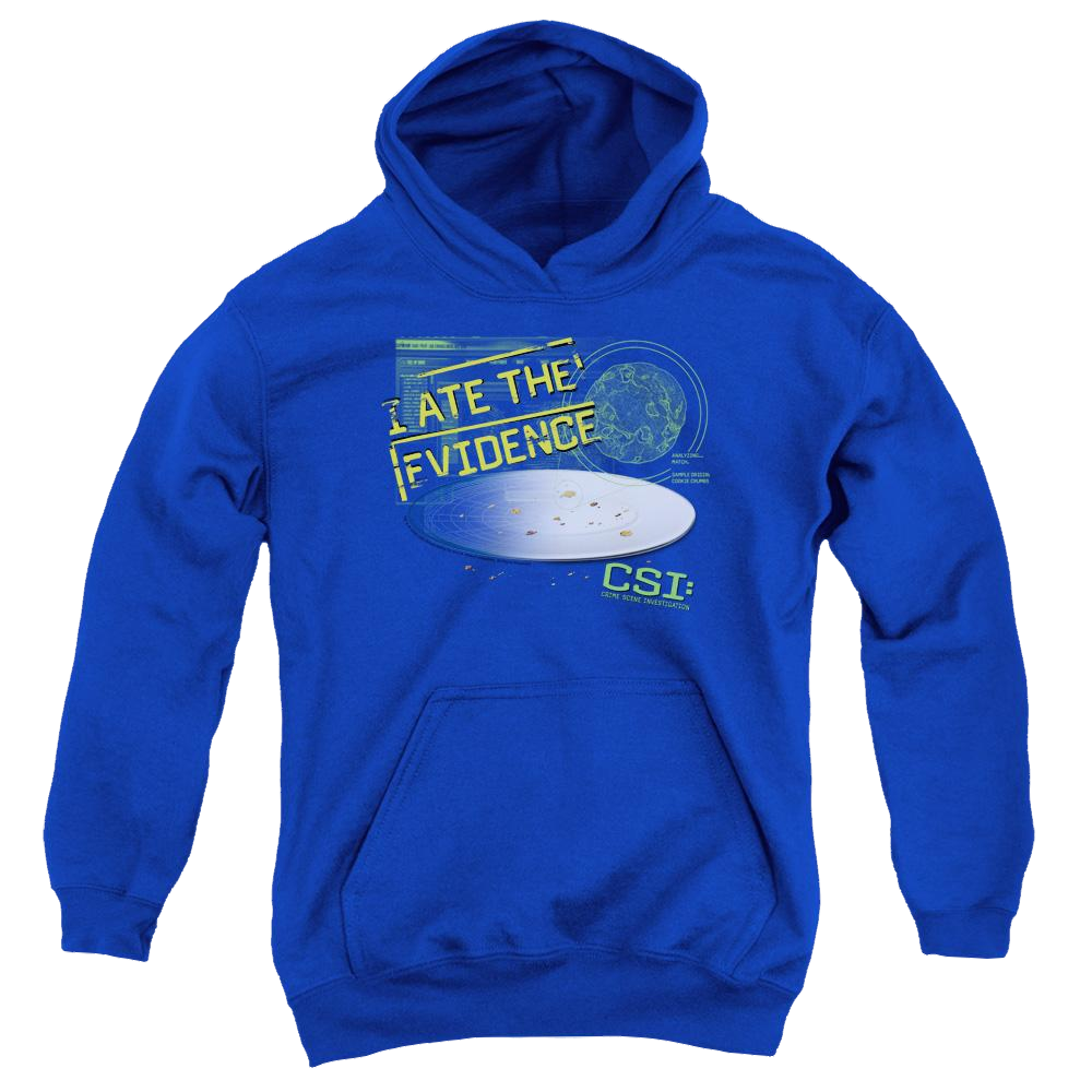 CSI I Ate The Evidence - Youth Hoodie (Ages 8-12) Youth Hoodie (Ages 8-12) CSI   