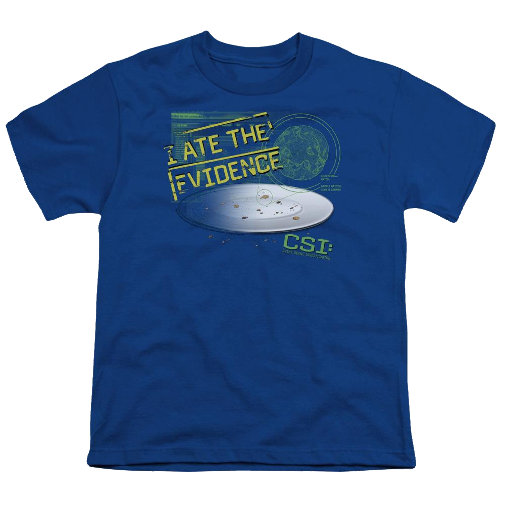 CSI I Ate The Evidence - Youth T-Shirt (Ages 8-12) Youth T-Shirt (Ages 8-12) CSI   