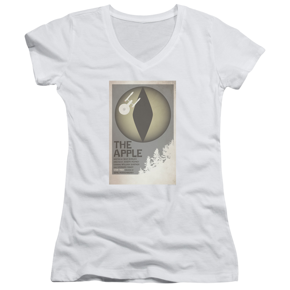Star Trek Tos Episode 34 Juniors V-Neck T-Shirt Juniors V-Neck T-Shirt Star Trek   