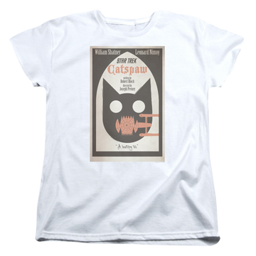 White women's t-shirt with Star Trek The Original Series Tos Episode 36 graphic