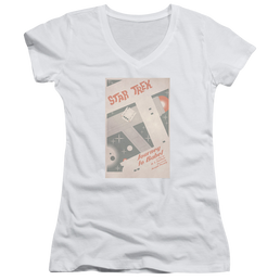Star Trek Tos Episode 39 Juniors V-Neck T-Shirt Juniors V-Neck T-Shirt Star Trek   