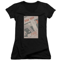 Star Trek The Original Series Tos Episode 39 - Juniors V-Neck T-Shirt Juniors V-Neck T-Shirt Star Trek   