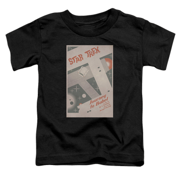 Black toddler t-shirt with Star Trek The Original Series Tos Episode 39 graphic