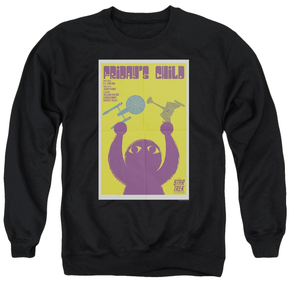 Star Trek Tos Episode 40 Men's Crewneck Sweatshirt Men's Crewneck Sweatshirt Star Trek   