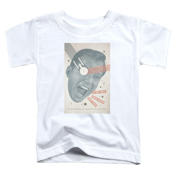 White toddler t-shirt with Star Trek Tos Episode 42 graphic