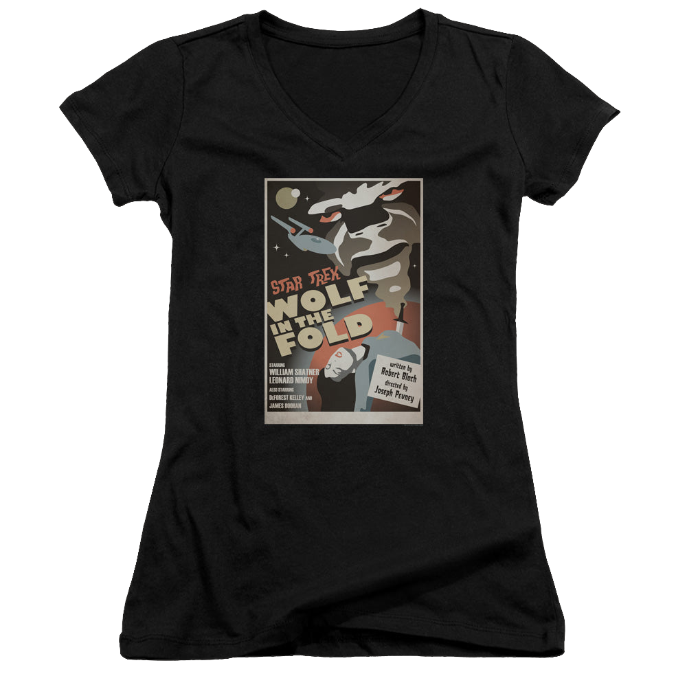 Star Trek The Original Series Tos Episode 43 - Juniors V-Neck T-Shirt Juniors V-Neck T-Shirt Star Trek   