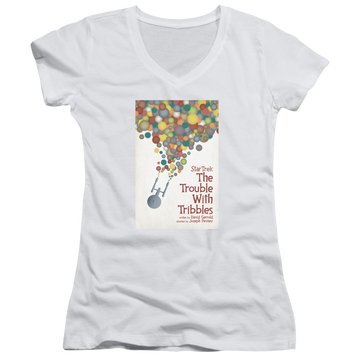 Star Trek The Original Series Tos Episode 44 - Juniors V-Neck T-Shirt Juniors V-Neck T-Shirt Star Trek   
