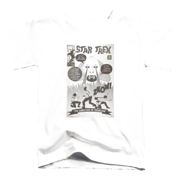 Black toddler t-shirt with Star Trek Tos Episode 45 graphic