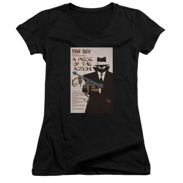 Star Trek The Original Series Tos Episode 46 - Juniors V-Neck T-Shirt Juniors V-Neck T-Shirt Star Trek   