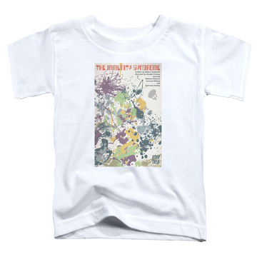 White toddler t-shirt with Star Trek Tos Episode 47 graphic