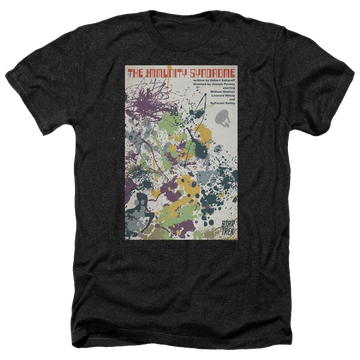 Black men's heather t-shirt with Star Trek Tos Episode 47 graphic