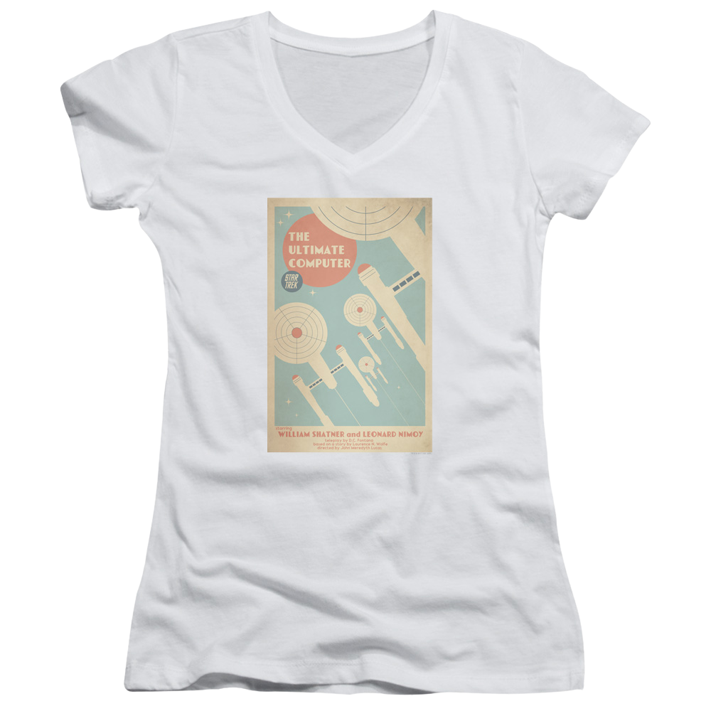 Star Trek The Original Series Tos Episode 53 - Juniors V-Neck T-Shirt Juniors V-Neck T-Shirt Star Trek   