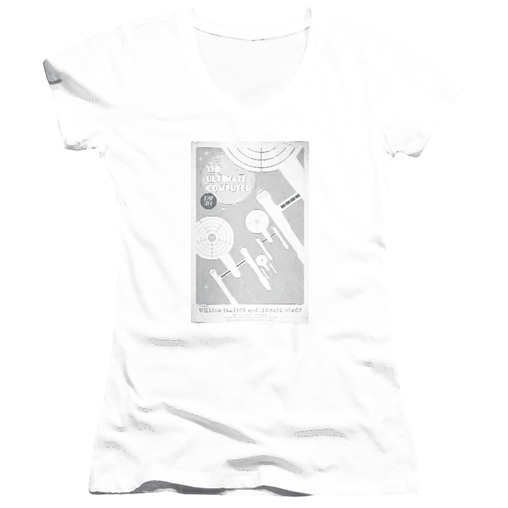 Star Trek Tos Episode 53 Juniors V-Neck T-Shirt Juniors V-Neck T-Shirt Star Trek   