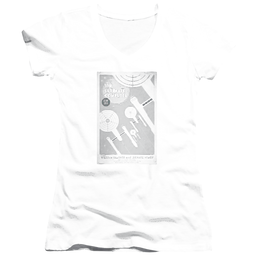 Star Trek Tos Episode 53 Juniors V-Neck T-Shirt Juniors V-Neck T-Shirt Star Trek   