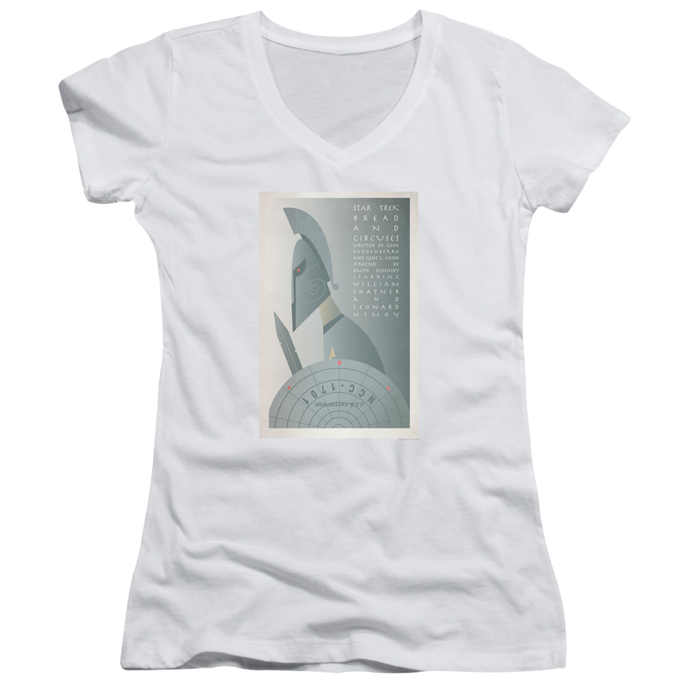 Star Trek Tos Episode 54 Juniors V-Neck T-Shirt Juniors V-Neck T-Shirt Star Trek   