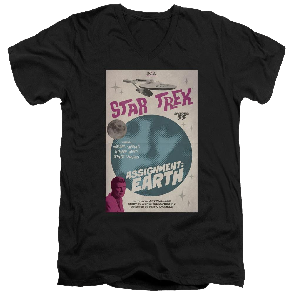 Star Trek Tos Episode 55 Men's V-Neck T-Shirt Men's V-Neck T-Shirt Star Trek   