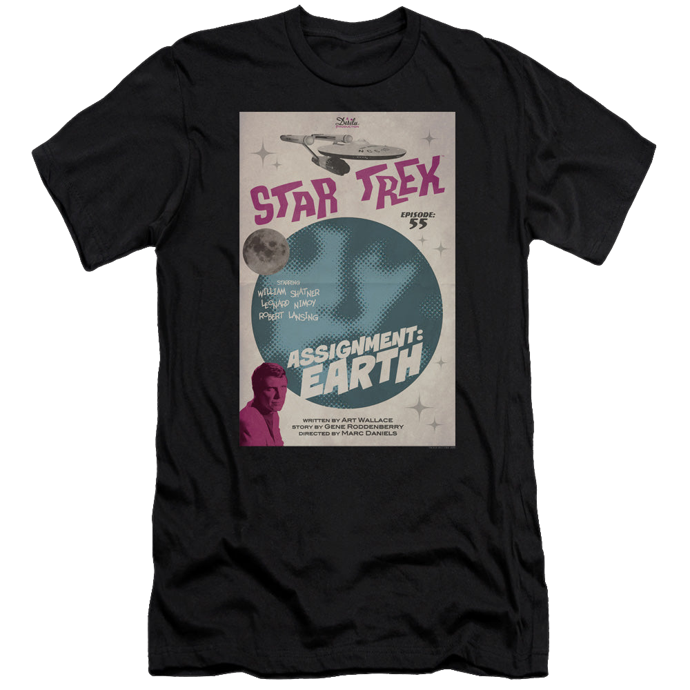 Star Trek The Original Series Tos Episode 55 - Men's Premium Slim Fit T-Shirt Men's Premium Slim Fit T-Shirt Star Trek   