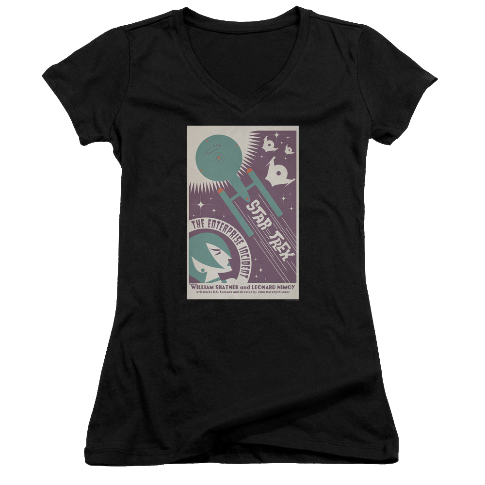 Star Trek The Original Series Tos Episode 57 - Juniors V-Neck T-Shirt Juniors V-Neck T-Shirt Star Trek   