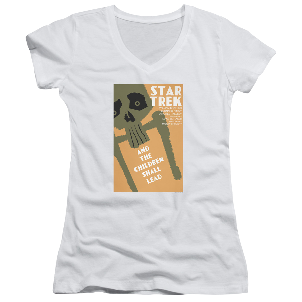 Star Trek Tos Episode 59 Juniors V-Neck T-Shirt Juniors V-Neck T-Shirt Star Trek   