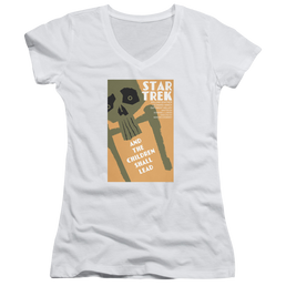 Star Trek Tos Episode 59 Juniors V-Neck T-Shirt Juniors V-Neck T-Shirt Star Trek   
