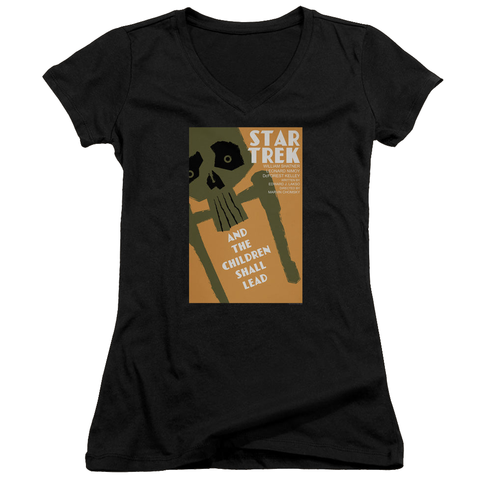 Star Trek The Original Series Tos Episode 59 - Juniors V-Neck T-Shirt Juniors V-Neck T-Shirt Star Trek   