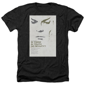 Black men's heather t-shirt with Star Trek Tos Episode 60 graphic