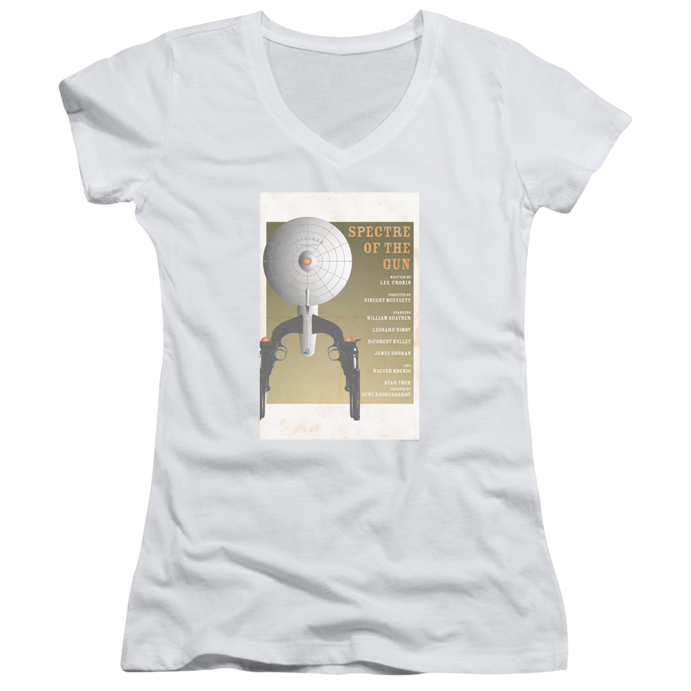 Star Trek Tos Episode 61 Juniors V-Neck T-Shirt Juniors V-Neck T-Shirt Star Trek   