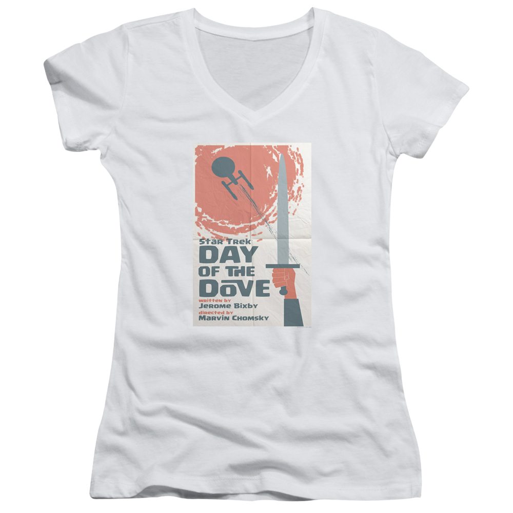 Star Trek The Original Series Tos Episode 62 - Juniors V-Neck T-Shirt Juniors V-Neck T-Shirt Star Trek   