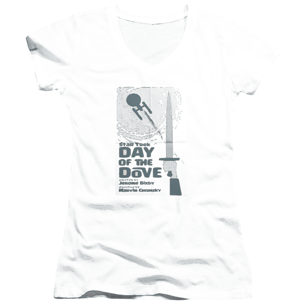 Star Trek Tos Episode 62 Juniors V-Neck T-Shirt Juniors V-Neck T-Shirt Star Trek   