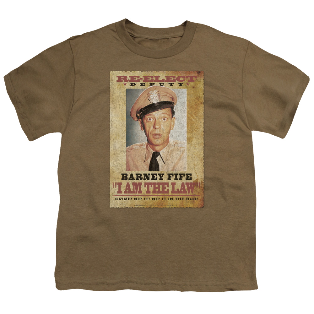 Andy Griffith I Am The Law - Youth T-Shirt (Ages 8-12) Youth T-Shirt (Ages 8-12) Andy Griffith Show   
