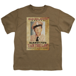 Andy Griffith I Am The Law - Youth T-Shirt (Ages 8-12) Youth T-Shirt (Ages 8-12) Andy Griffith Show   